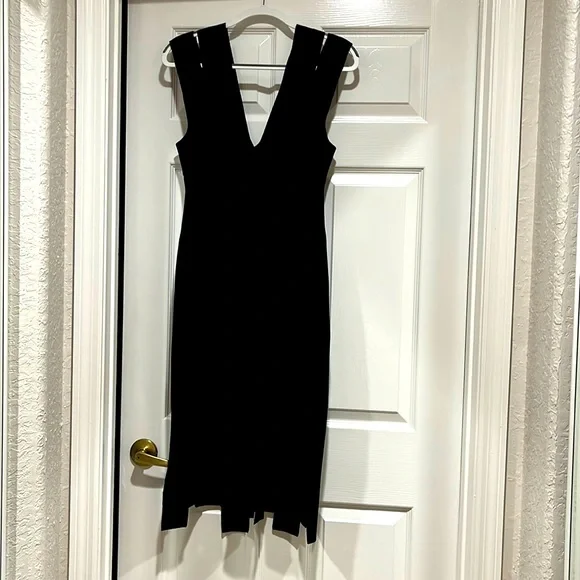 altuzarra black dress Altuzarra Kiera Dress in Black Leather main image 0